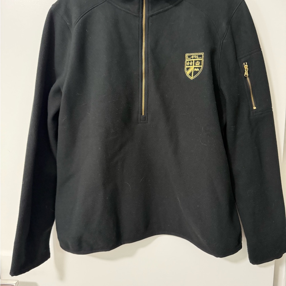 Black Half-Zip Sweater